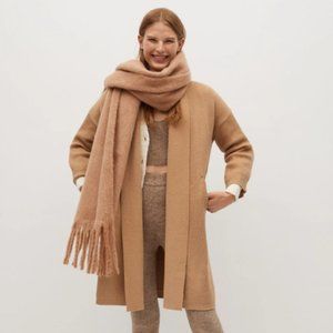 NWT Mango Knitted long coat